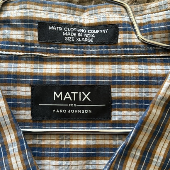 Matix Marc Johnson Signature Short Sleeve Button Up Mens Size XL - Picture 3 of 3